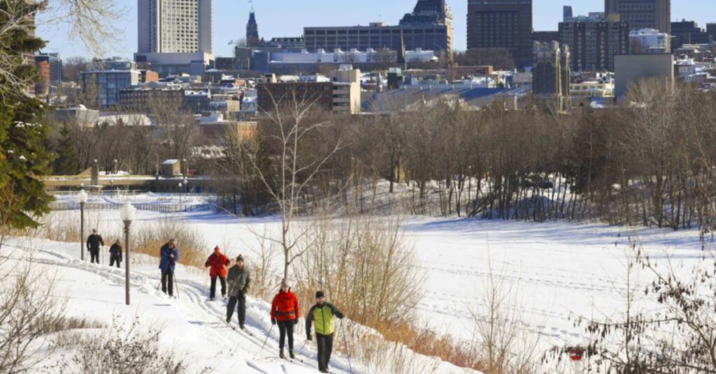 Courir l'hiver à Québec 