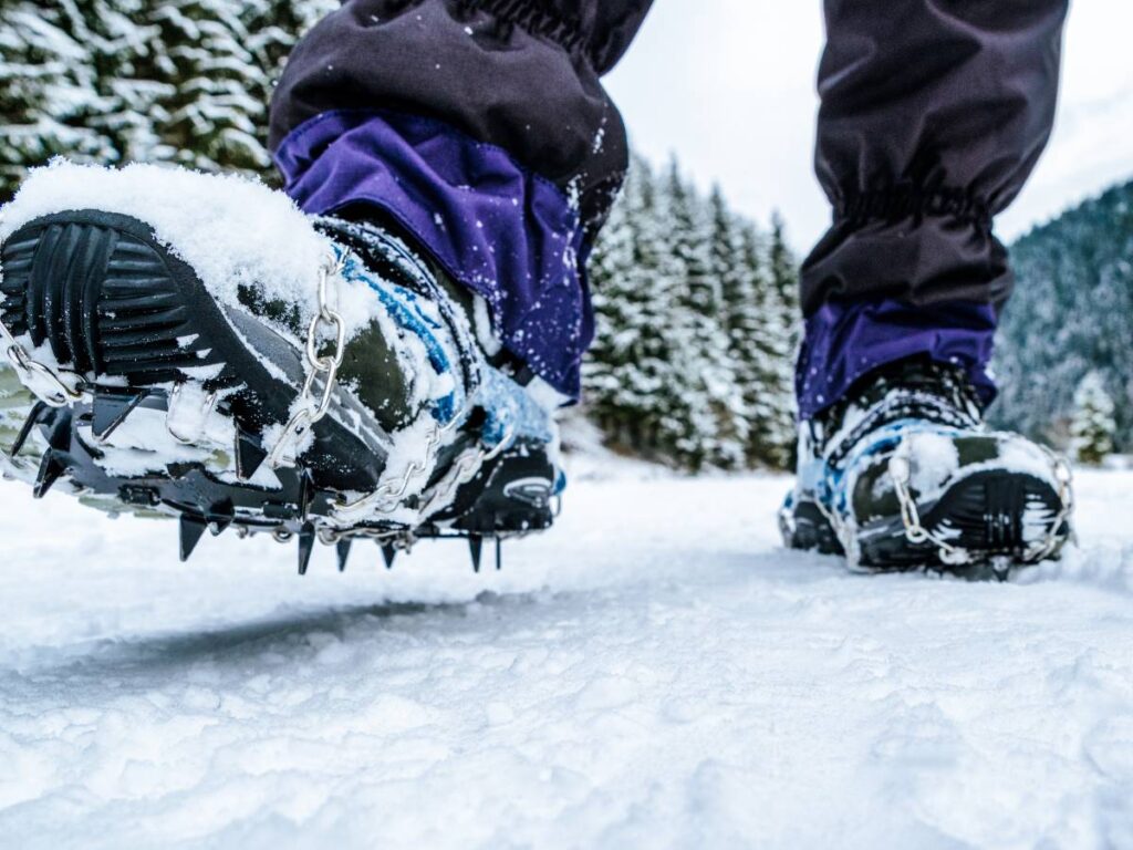 Crampons course d'hiver