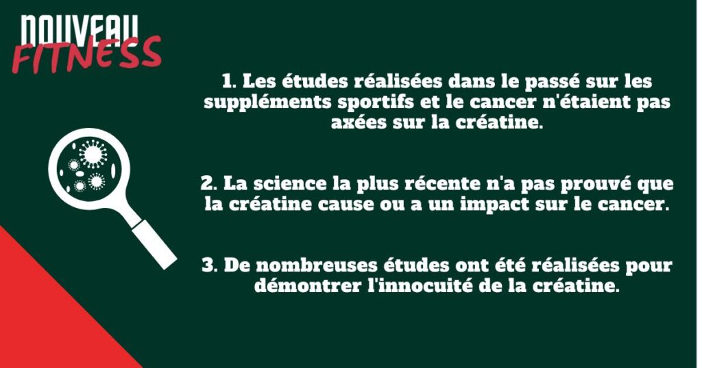 Existe-t-il un lien entre la créatine et le cancer ? - Nouveau Fitness