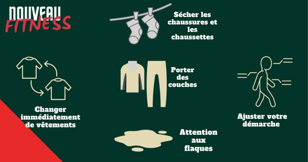 Courir sous la pluie